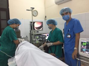 Bệnh viện Đa khoa Sơn Tây triển khai nội soi gây mê