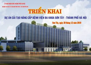 Lễ khởi công Dự án Cải tạo nâng cấp Bệnh viện đa khoa Sơn Tây