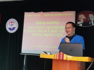 Khai giảng khóa đào tạo  Lớp phương pháp sư phạm Y học cơ bản tại BVĐK Sơn Tây