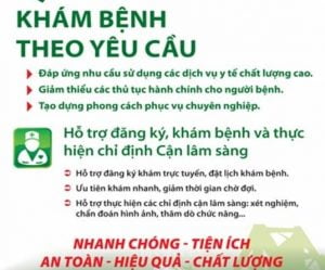 KHÁM CHỮA BỆNH YÊU CẦU TẠI BỆNH VIỆN ĐA KHOA SƠN TÂY