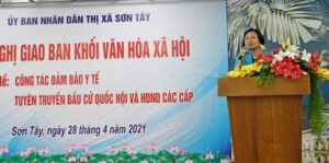 Thị xã Sơn Tây giao ban chuyên đề công tác tuyên truyền bầu cử và đảm bảo y tế