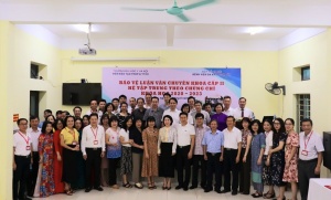 Tổ chức bảo vệ luận văn cho 25 học viên Chuyên khoa II Quản lý Y tế – Hệ tập trung theo chứng chỉ