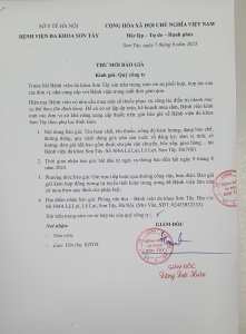 Thư mời báo giá thuốc phục vụ công tác điều trị