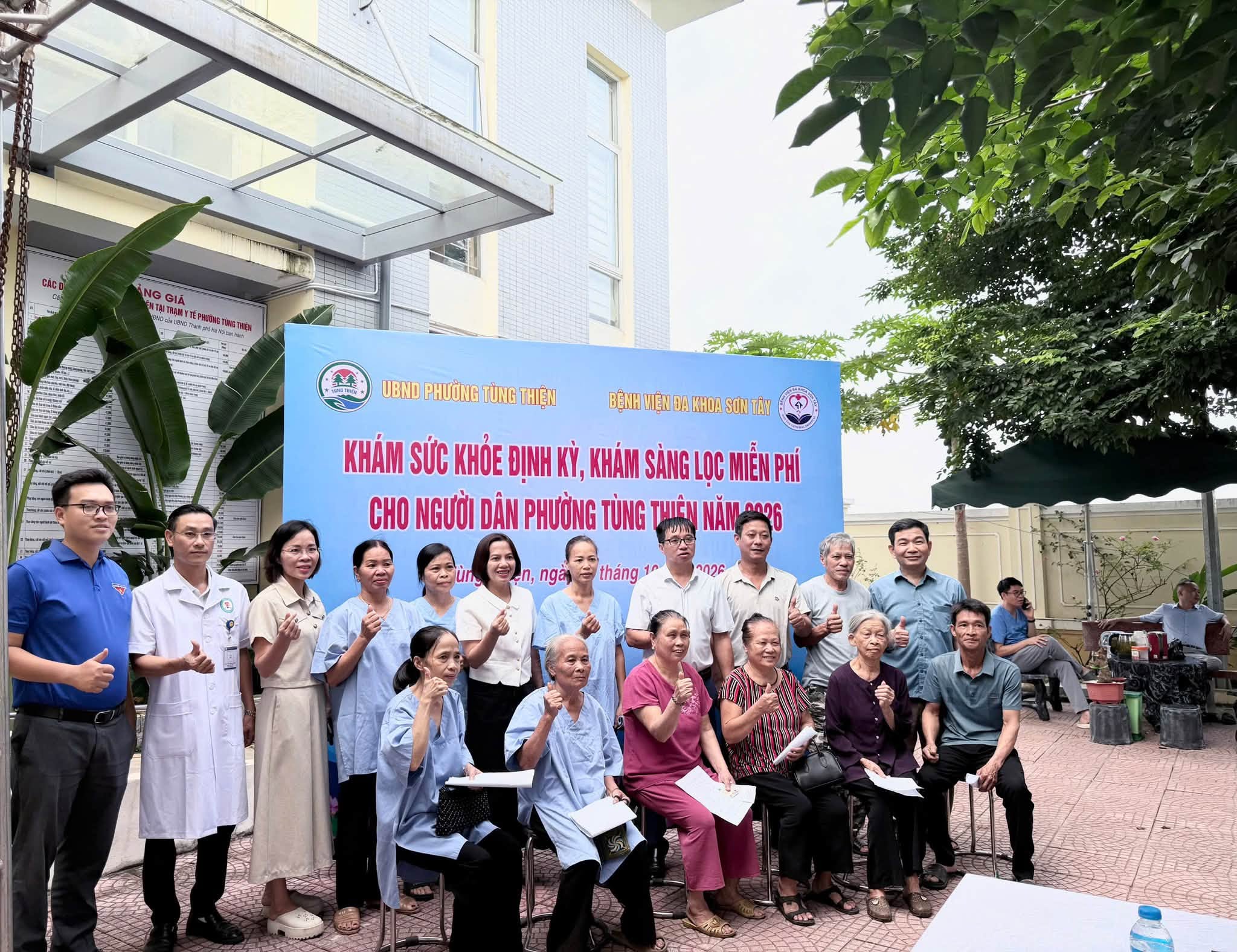 💙BỆNH VIỆN ĐA KHOA SƠN TÂY KHÁM SỨC KHỎE TOÀN DÂN TẠI PHƯỜNG TÙNG THIỆN 💙